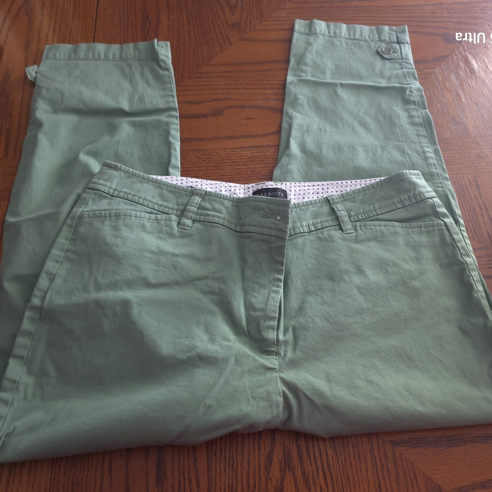 Talbots Green Ankle Pants